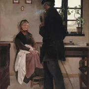 Laurits Andersen Ring – Kleinbauern, Sealand 1898 | Giclée Kunstdruck gerahmt
