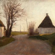Laurits Andersen Ring – Landschaft 1902 | Giclée Kunstdruck gerahmt