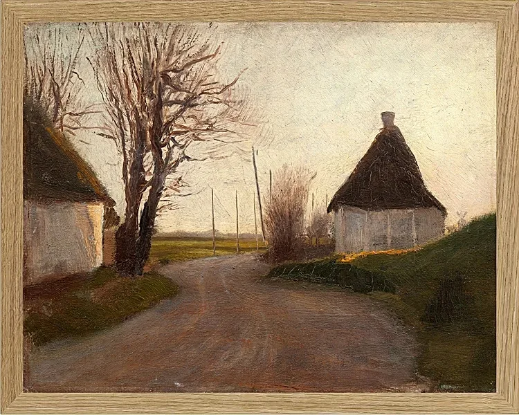 Laurits Andersen Ring – Landschaft 1902 | Giclée Kunstdruck gerahmt