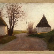 Laurits Andersen Ring – Landschaft 1902 | Giclée Kunstdruck gerahmt