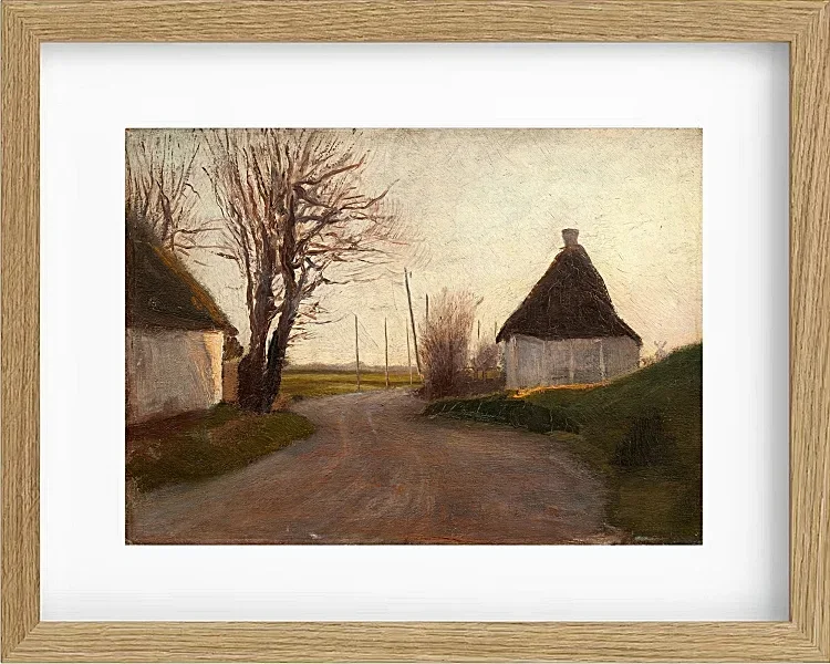 Laurits Andersen Ring – Landschaft 1902 | Giclée Kunstdruck gerahmt