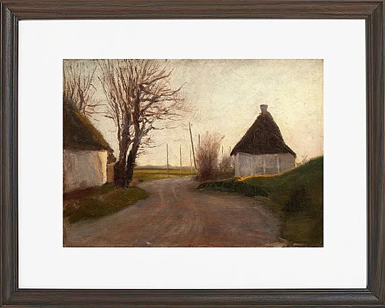 Laurits Andersen Ring – Landschaft 1902 | Giclée Kunstdruck gerahmt