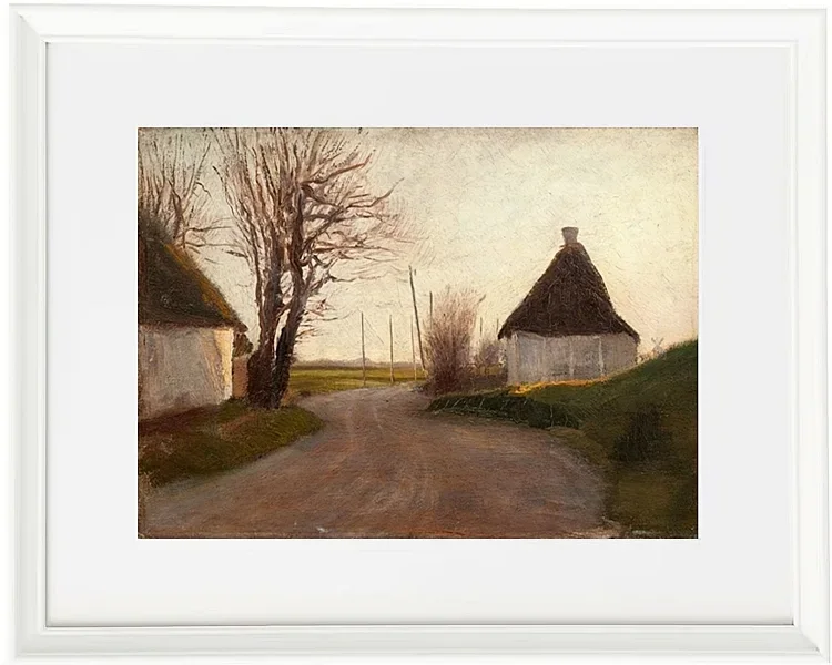 Laurits Andersen Ring – Landschaft 1902 | Giclée Kunstdruck gerahmt
