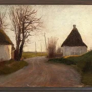 Laurits Andersen Ring – Landschaft 1902 | Giclée Kunstdruck gerahmt