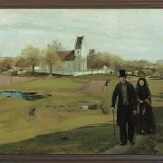 Laurits Andersen Ring – Mogenstrup Kirche 1888 | Giclée Kunstdruck gerahmt
