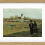 Laurits Andersen Ring – Mogenstrup Kirche 1888 | Giclée Kunstdruck gerahmt