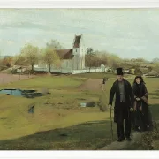 Laurits Andersen Ring – Mogenstrup Kirche 1888 | Giclée Kunstdruck gerahmt