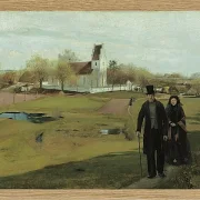 Laurits Andersen Ring – Mogenstrup Kirche 1888 | Giclée Kunstdruck gerahmt