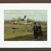 Laurits Andersen Ring – Mogenstrup Kirche 1888 | Giclée Kunstdruck gerahmt