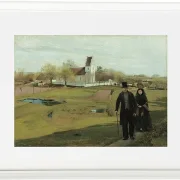 Laurits Andersen Ring – Mogenstrup Kirche 1888 | Giclée Kunstdruck gerahmt