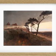 Laurits Andersen Ring – Efter solnedgang 1899 | Indrammet giclée-kunsttryk
