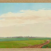Laurits Andersen Ring – Sommerlandschaft, Baldersbrønde 1900 | Giclée Kunstdruck gerahmt