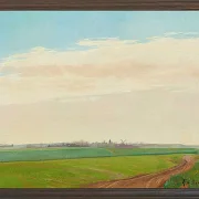 Laurits Andersen Ring – Sommerlandschaft, Baldersbrønde 1900 | Giclée Kunstdruck gerahmt