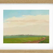 Laurits Andersen Ring – Sommerlandschaft, Baldersbrønde 1900 | Giclée Kunstdruck gerahmt