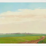 Laurits Andersen Ring – Sommerlandschaft, Baldersbrønde 1900 | Giclée Kunstdruck gerahmt