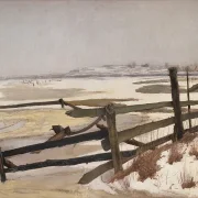 Laurits Andersen Ring – Tauwetter 1901 | Giclée Kunstdruck gerahmt
