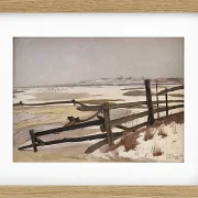 Laurits Andersen Ring – Tauwetter 1901 | Giclée Kunstdruck gerahmt