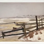 Laurits Andersen Ring – Tauwetter 1901 | Giclée Kunstdruck gerahmt
