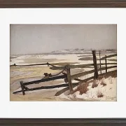 Laurits Andersen Ring – Tauwetter 1901 | Giclée Kunstdruck gerahmt