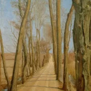 Laurits Andersen Ring | Allé ved Ydnæs, Gavnø - 1893 | Indrammet kunsttryk | Realisme