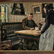 Laurits Andersen Ring | Innenraum – 1916 | Gerahmter Kunstdruck | Realismus