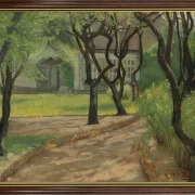 Laurits Andersen Ring | En snoet sti - 1893 | Indrammet kunsttryk | Realisme
