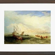 Leinen fischen vor Hastings - 1835