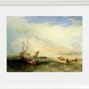 Leinen fischen vor Hastings - 1835