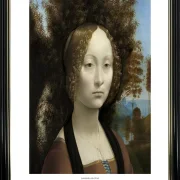 Leonardo da Vinci | Ginevra de' Benji – 1478 | Gallery Edition | Indrammet kunsttryk | Renæssance
