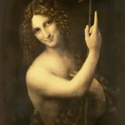 Leonardo da Vinci | Johannes der Täufer - 1516 | Giclée Kunstdruck gerahmt