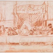 Leonardo da Vinci | The Last Supper, after Leonardo da Vinci – 1635 | Indrammet kunsttryk | Renæssance | formida
