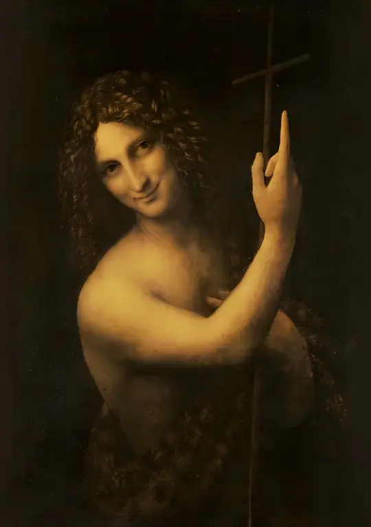 Leonardo da Vinci | Johannes Døberen - 1516 | Indrammet kunsttryk | Renæssance | formida