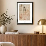 Leonardo da Vinci | Anatomische Studien - 1505 | Gallery Edition | Gerahmter Kunstdruck | Renaissance