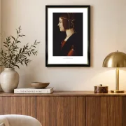 Leonardo da Vinci | Kvindeportræt af Lady Beatrice D'Este - 1495 | Gallery Edition | Indrammet kunsttryk | Renæssance