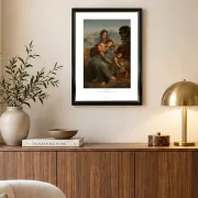 Leonardo da Vinci | Jomfru Maria og barnet med Sankt Anna - 1513 | Gallery Edition | Indrammet kunsttryk | Renæssance