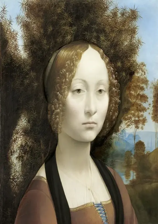 Leonardo da Vinci | Ginevra de' Benji – 1478 | Indrammet kunsttryk | Renæssance | formida