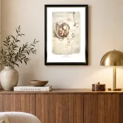 Leonardo da Vinci | Der menschliche Fötus im Mutterleib - 1511 | Gallery Edition | Gerahmter Kunstdruck | Renaissance