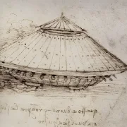Leonardo da Vinci | Konceptet for en pansret bil - 1488 | Indrammet kunsttryk | Renæssance | formida