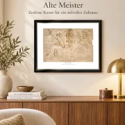 Leonardo da Vinci | Archimedes Skruer og Vandhjul - 1503 | Gallery Edition | Indrammet kunsttryk | Renæssance