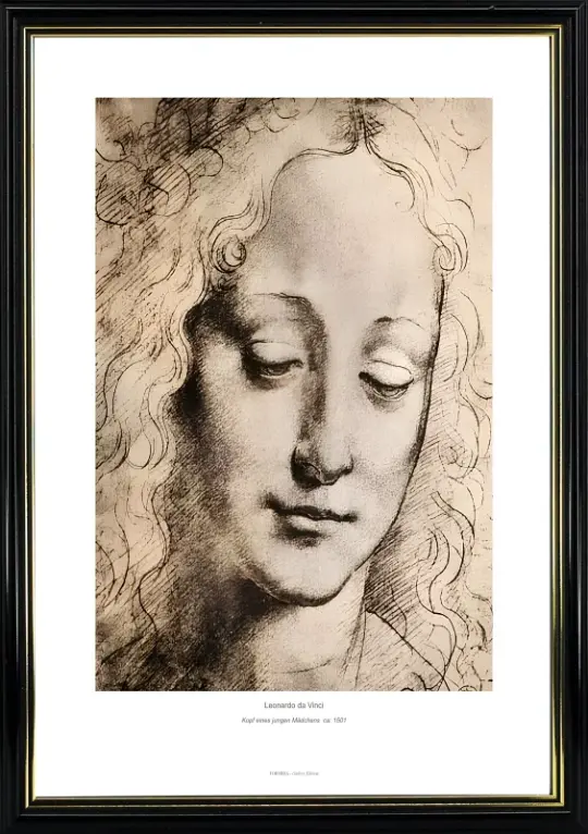 Leonardo da Vinci | Madonna in der Felsengrotte - 1508 | Gallery Edition | Gerahmter Kunstdruck | Renaissance