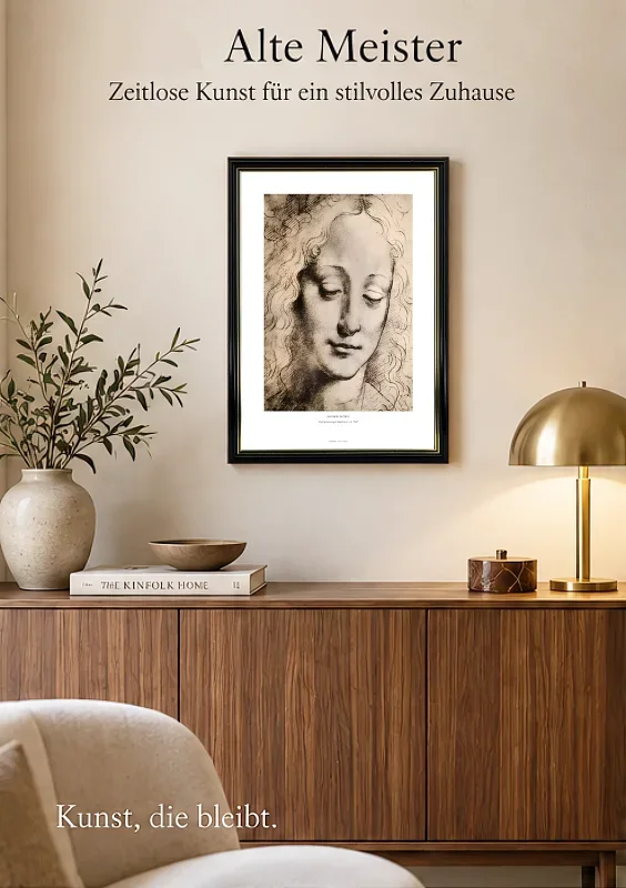 Leonardo da Vinci | Madonna in der Felsengrotte - 1508 | Gallery Edition | Gerahmter Kunstdruck | Renaissance