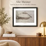 Leonardo da Vinci | Konzept eines Panzerwagens - 1488 | Gallery Edition | Gerahmter Kunstdruck | Renaissance