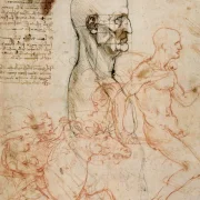 Leonardo da Vinci | Anatomische Studien - 1505 | Giclée Kunstdruck gerahmt