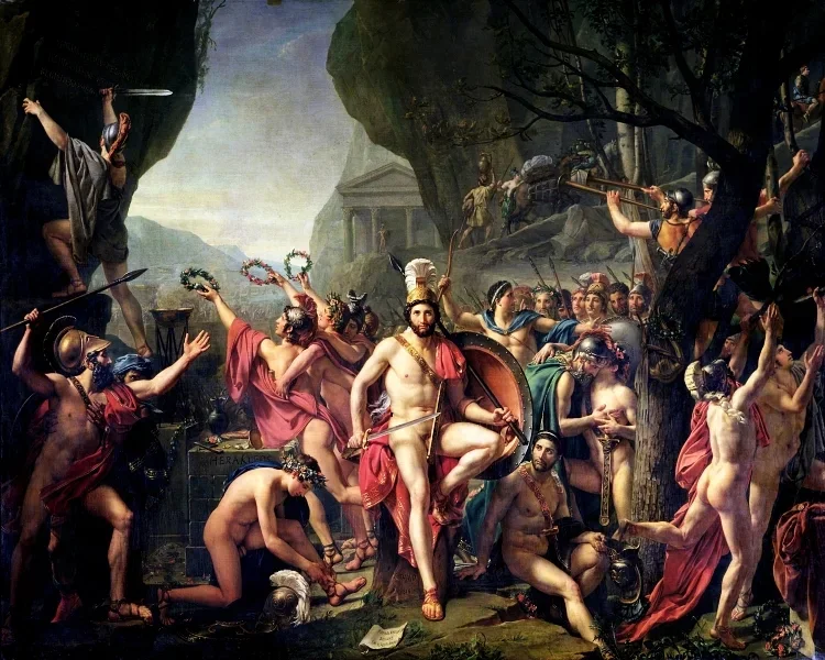 Leonidas bei den Thermopylen – 1814