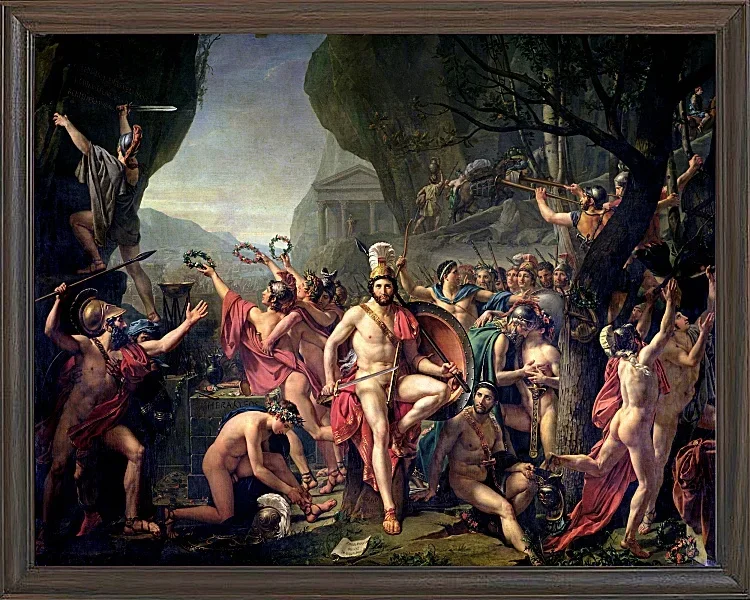 Leonidas bei den Thermopylen – 1814