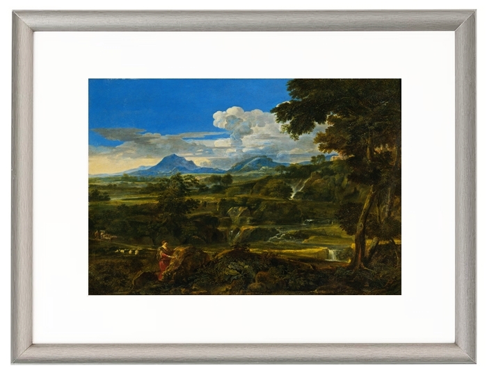 Landschaft mit Hirten - 1868