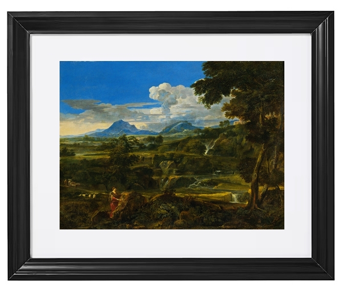 Landschaft mit Hirten - 1868