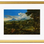 Landschaft mit Hirten - 1868