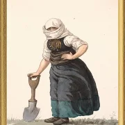 Læssøe-Bauernmädchen in Alltagskleidung – 1849