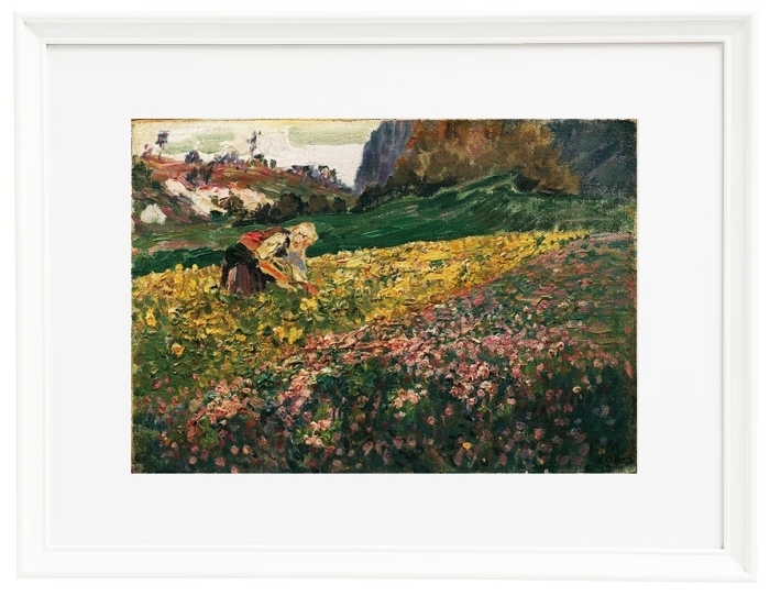 Girl in the Flower Meadow - 1909
